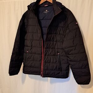 London Fog Men's Dark Puffer Jacket S